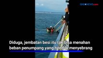 Jembatan Penyeberangan di Nusa Penida Ambruk, Penumpang Tercebur ke Laut