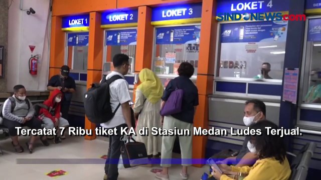 Jelang Libur Nataru, 7.000 Tiket KA di Medan Ludes Terjual