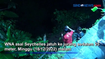 Niat Selfie, WNA Jatuh ke Jurang Sedalam 25 Meter di Gianyar