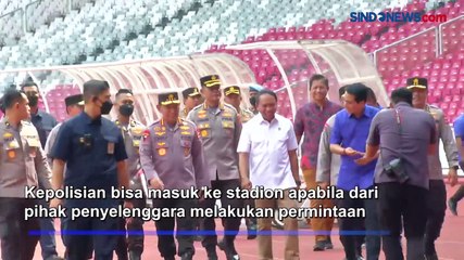 Tinjau Kesiapan Piala AFF, Kapolri Pastikan Tak Ada Polisi di Dalam Stadion GBK
