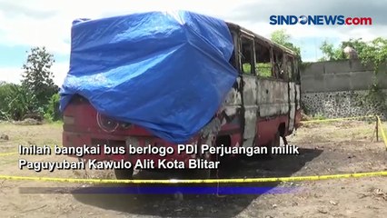 Nekat! Bocah SD di Blitar Bakar Bus Berlogo PDIP karena Dianggap Angker