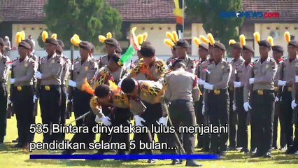 535 Bintara Baru Dilantik di SPN Polda Jateng