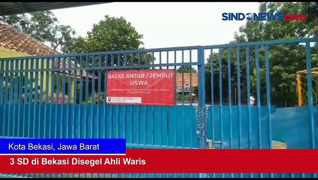 Tiga SD di Bekasi Disegel, Plt Walikota: Kami Siap Bayar Ganti Lahannya
