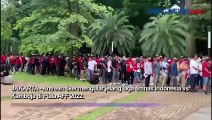 Antrean Panjang Suporter Jelang Laga Indonesia vs Kamboja