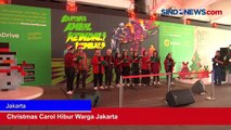 Aksi Christmas Carol Hibur Pejalan Kaki di 3 Lokasi Jakarta