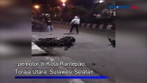 Dirazia Polisi, Pelaku Balap Liar Tabrak Pemotor di Toraja Utara saat Kabur