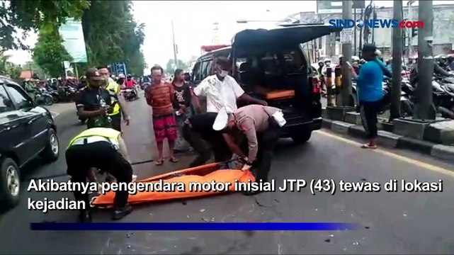 Laka Maut, Pemotor Tewas Terlindas Truk Kontainer di Jalur Surabaya - Sidoarjo