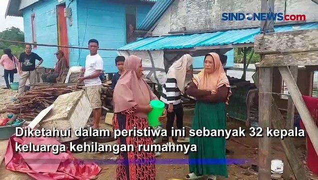 Gelombang Tinggi Terjang Puluhan Rumah Warga di Sulawesi Tenggara
