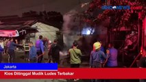 Diduga Korsleting Listrik, Kios yang Ditinggal Mudik di Medan Ludes Terbakar