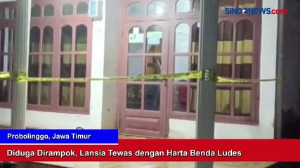 Geger Warga Temukan Lansia Tewas dengan Harta Benda Ludes di Probolinggo, Diduga Dirampok