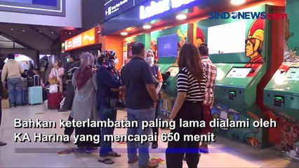 Rel Kereta Api Terendam Banjir, Empat Jadwal Perjalanan di Stasiun Bandung Terlambat
