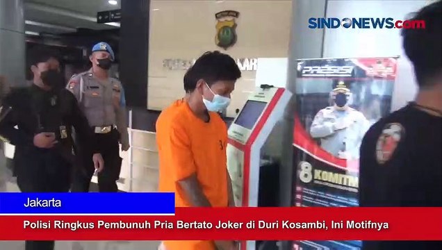Polisi Ringkus Pembunuh Pria Bertato Joker di Duri Kosambi, Ini Motifnya