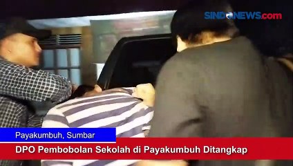 DPO Pembobolan Sekolah di Payakumbuh Ditangkap dengan Letusan Tembakan Peringatan