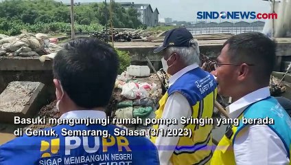Tinjau Banjir Semarang, Menteri PUPR Datangkan 3.500 Mesin Pompa