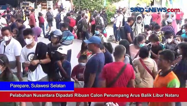 Pelabuhan Nusantara Dipadati Ribuan Calon Penumpang Arus Balik Libur Nataru