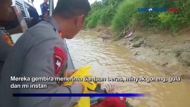 Dikira Razia, Kedatangan Kapolda Jambi Bawa Sembako Sempat Kagetkan Nelayan