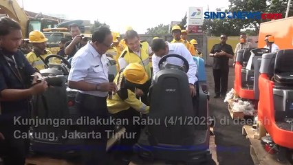 Pj Gubernur DKI Tinjau Peralatan Penanganan Dampak Cuaca Ekstrem di Cakung