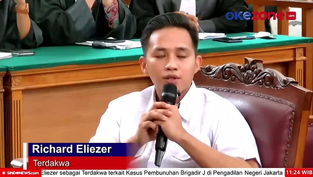 Jalani Persidangan Sebagai Terdakwa, Richard Eliezer Sampaikan Penyesalannya