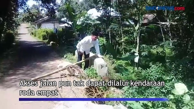 Longsor Akibat Hujan Deras, Akses Jalan Pedukuhan Terputus di Pemalang