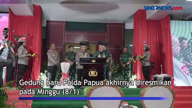 Peresmian Gedung Baru Polda Papua, Kapolri: Wujud Sinergitas TNI-Polri Makin Kokoh