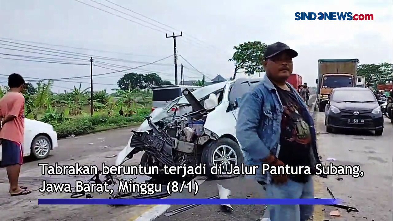 Tabrakan Maut Di Jalur Pantura Subang, Satu Orang Tewas - Video Dailymotion