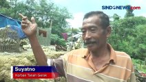 Tanah Gerak di Rembang, 4 Rumah Warga Roboh