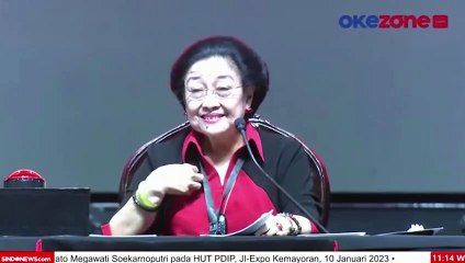 Mengharu Biru, Megawati Cerita Kisah Sopir Truk jadi Bupati di HUT ke-50 PDIP