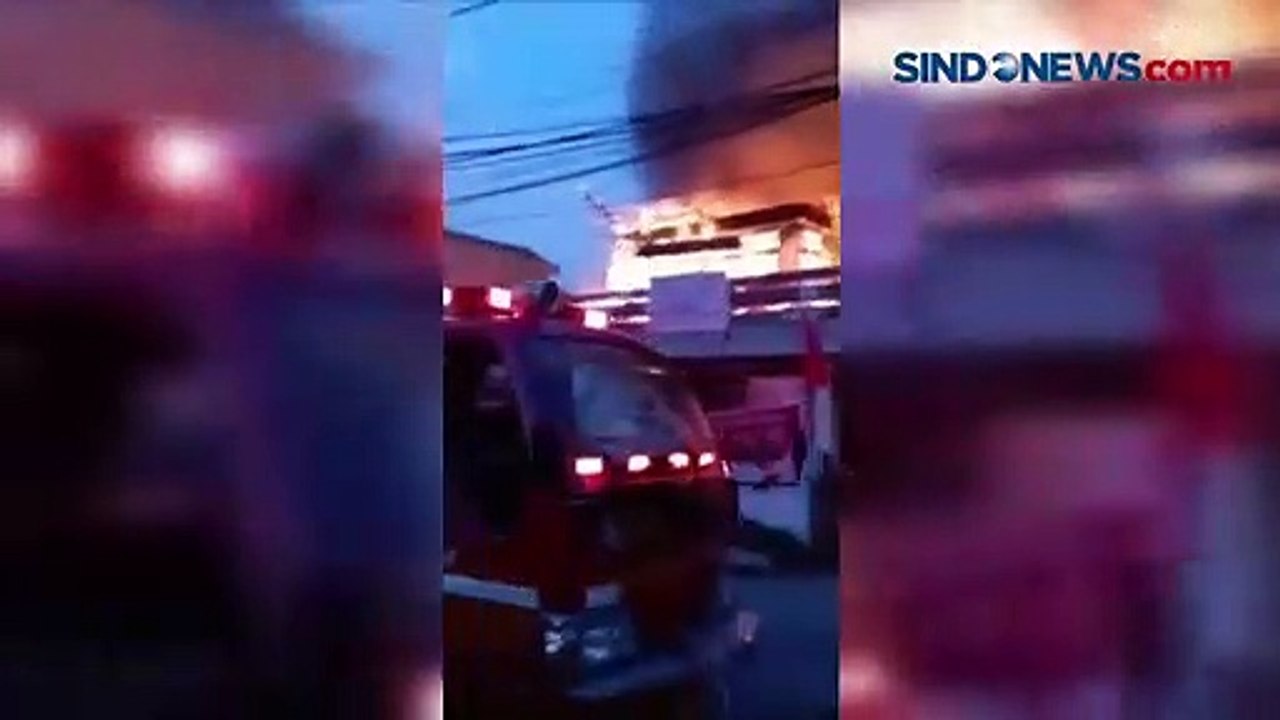 Hubungan Pendek Arus Listrik, Gedung Sekretariat Pemuda Demokrat Indonesia Terbakar