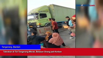 Tabrakan di Tol Tangerang-Merak, Belasan Orang jadi Korban