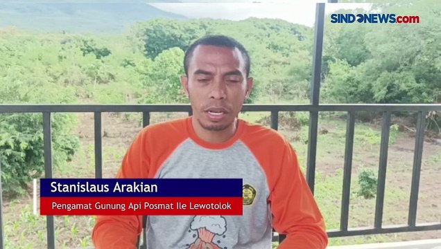 Erupsi Gunung Ile Lewotolok, Ketinggian Abu Vulkanik 400 Meter