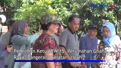 Ricuh, Warga Tolak Pemilihan Ketua RW di Tangsel