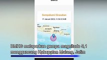 Gempa Magnitudo 5,1 Guncang Malang Terasa hingga Lumajang