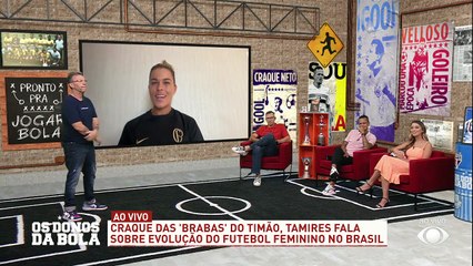 Tamires, do Corinthians, fala sobre evolução do Futebol Feminino 08/03/2023 15:45:50