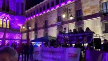 Las manifestantes de la Comisión 8-M llegan a Botines