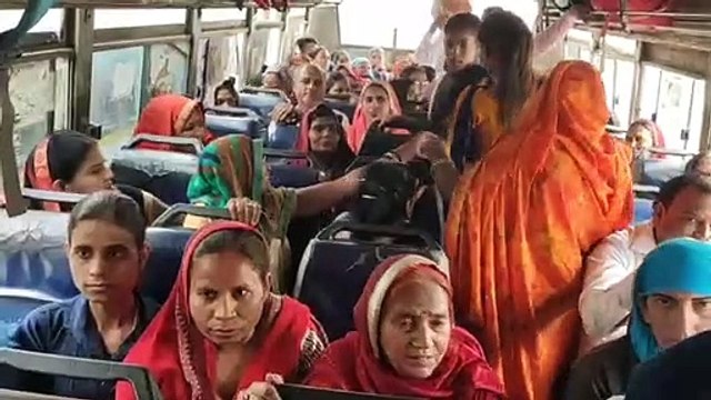 रोडवेज बसों में मुफ्त यात्रा से खिले महिलाओं के चेहरे, देखे वीडियो