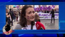 Las feministas se devoran en las calles con marchas enfrentadas, agresiones y enfrentamientos