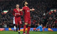 محمد صلاح يصبح الهداف التاريخي لليفربول