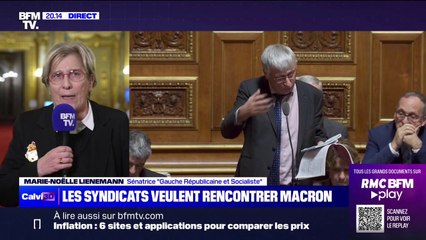 Retraites: Marie-Noël Lienemann dénonce "l'indifférence" d'Emmanuel Macron, "comme s'il était sur une autre planète"
