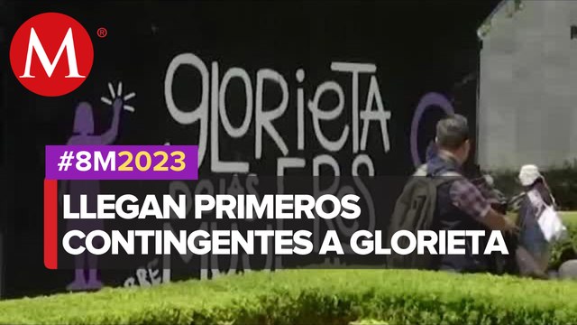 Colectivas comienzan a llegar a Glorieta de las Mujeres que Luchan