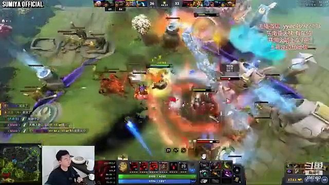 129 Total Kills! Rampage with Scepter Refresher Faceless Void | Sumiya Invoker Stream Moment 3530