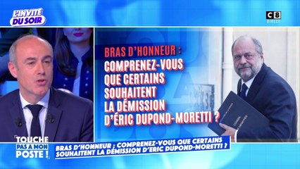 Bras d'honneur d'Eric Dupond-Moretti : Olivier Marleix s'exprime dans TPMP
