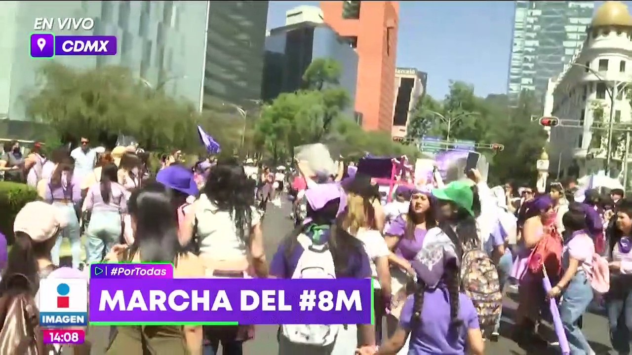 Marcha 8M: Así luche la Glorieta de las mujeres que luchan