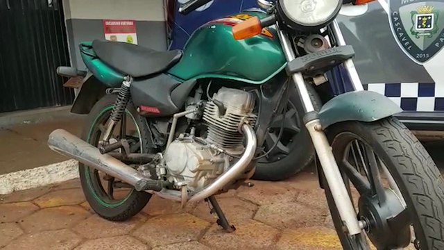 Motocicleta utilizada em tráfico é apreendida pela GM