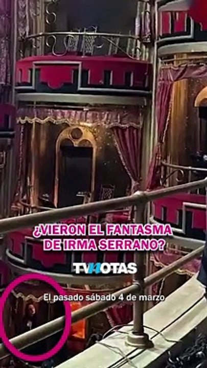 Captaron el supuesto fantasma de Irma Serrano e...