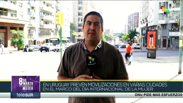 Jornada de paro y movilizaciones busca visibilizar las luchas feministas en Uruguay