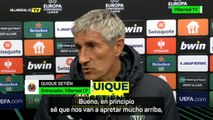 Setién: “El Andelecht tratará de jugar en nuestro campo”
