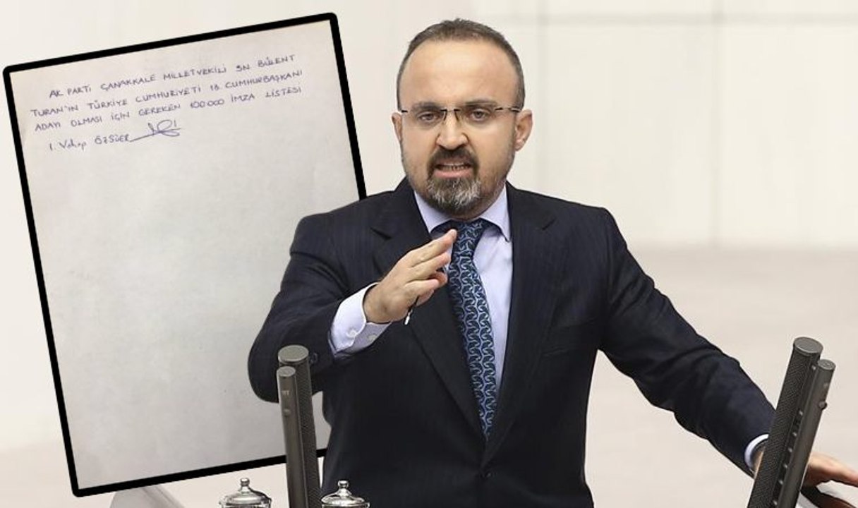 Gelecek Partisi'nden "Kılıçdaroğlu aday olursa ben de olurum" diyen AKP'li Turan için imza kampanyası