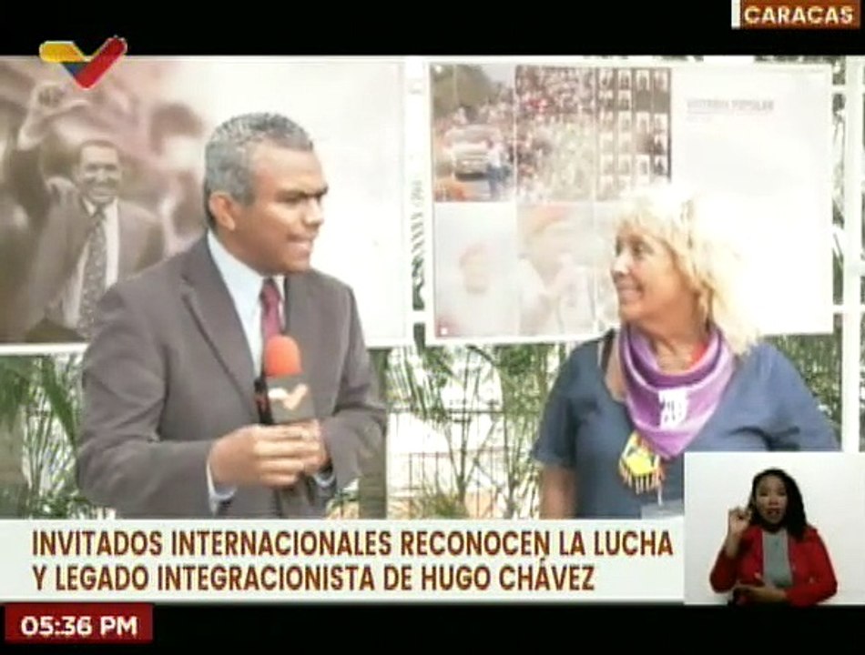 Caracas | Invitados internacionales conmemoran legado feminista del Comandante Hugo Chávez