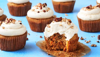 Make Your Favorite Spring Dessert Shareable With Carrot Cake Cupcakes