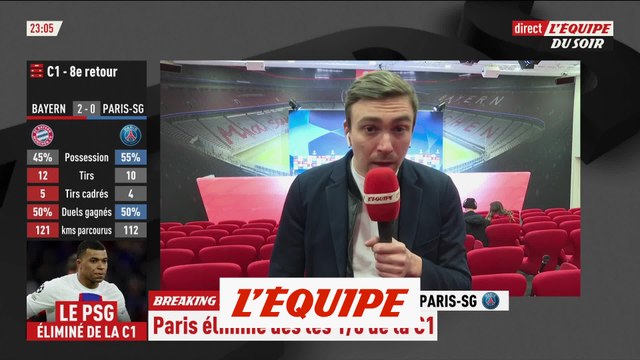 Le PSG éliminé par le Bayern en 8es de finale de Ligue des champions - Foot - C1